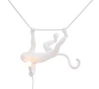 SELETTI LED a sospensione Monkey Lamp bianco oscillante Seletti