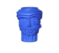 SELETTI MAGNA GRAECIA VASO IN TERRACOTTA MAN BLU