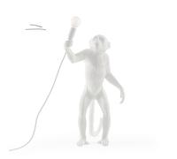 Seletti Monkey Standing Lampada Da Tavolo Bianca
