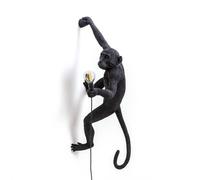 Seletti Monkey Hanging Right Applique Da Esterno Nera