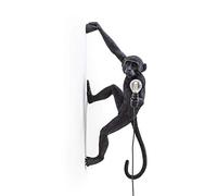 Seletti Monkey Hanging Right Applique Da Esterno Nera