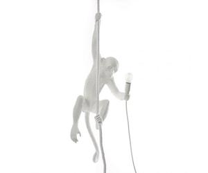Seletti Monkey With Rope Plafoniera Bianca
