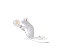 SELETTI Mouse Lamp Seduto Bianco