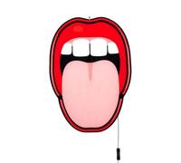SELETTI Studio Job Blow Lampada Led Tongue RosaRosso