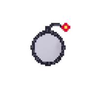 SELETTI Pixel Mirror Bomb Specchio 55,5 x 60 cm