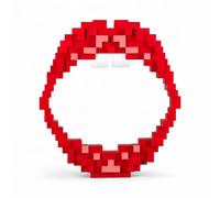 SELETTI PIXEL MIRROR SPECCHIO MOUTH 17053