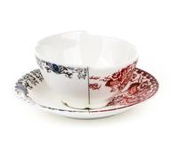 Tazza Da Tè Con Piattino In Porcellana "Hybrid-Zora" - Multicolor