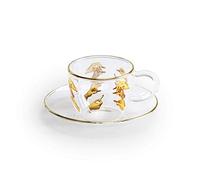 SELETTI TOILETPAPER TAZZINE caffè in Vetro borosilicato, Rossetti