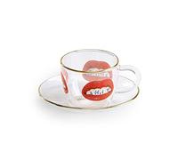 SELETTI TOILETPAPER TAZZINE caffè in Vetro borosilicato, Shit