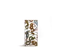 SELETTI Toiletpaper Vaso Quadrato Snakes 30 cm Trasparente