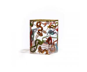 SELETTI Vaso Quadrato Toiletpaper Snakes 14 cm