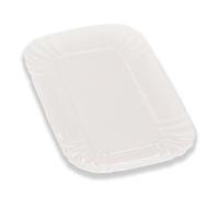 Seletti Vassoio Porcellana Cm.13 x 20, Bianco, 20 x 13 x 2 cm