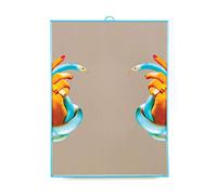 SELETTI Wears TOILETPAPER Plastic Mirrors Specchi, Grande/Hands with Snakes