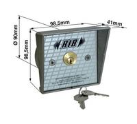 SELETTORE A CHIAVE DA INCASSO rib ACG1010 X SERRANDA SARACINESCA CANCELLO
