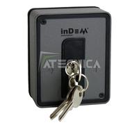 Selettore a chiave universale antivandalo metallo INDEM AV KEY da esterno