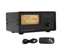 Selettore altoparlante amplificatore audio da 200 W con misuratore di livello VU e telecomando - Commutatore audio 2 in 1 uscita o 1 in 2 uscite per amplificatori valvolari e di