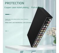 Selettore AV con otto ingressi e una uscita, video L/R, audio box, splitter composito a 8 porte per DVD STB HDTV