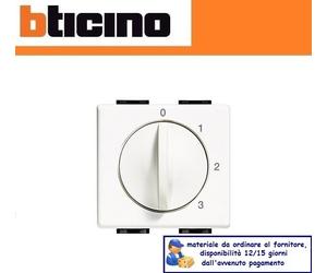 SELETTORE COMMUTATORE ROTATIVO BTICINO MATIX AM5086 BIANCO.