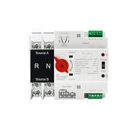 Selettore con interruttore di trasferimento automatico a doppia alimentazione ATS su guida DIN 2P Generatore di millisecondi non-stop 100A CA 220V