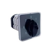 Selettore di commutazione elettrico a 4 poli, 25 A, 0-7 posizioni, funzionamento manuale principale, interruttore a camme rotante YMZ12-25/4