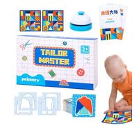 Selettore di forme, selezione di forme, gioco di per il riconoscimento dei colori, puzzle per bambini, giocattolo educativo e di concentrazione, 40 carte, giocattolo educativo