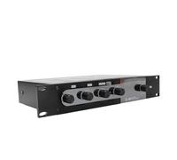 Selettore di Segnale del Distributore Audio, XLR Output Stereo Digital Effector Audio 6,5 Mm Input Sound Independent Mic Reverb Control per Karaoke (Spina europea)