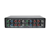 Selettore Interruttore Componente RGB 5 Interruttore Componente Cavo RCA YPBPR un 3 Vie Commutatore AV per PS2 Lettore DVD TV