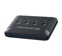 Selettore Interruttore USB 3.0 4 Porte con 4 Cavi USB 4 Dispositivi USB per PC U