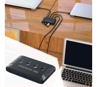 Selettore Interruttore USB 3.0 Hub per Switcher per Periferiche USB a 4 Porte