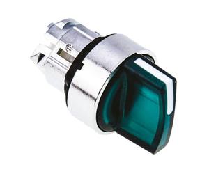 Selettore luminoso Telemecanique 2 posizioni verde a LED ZB4BK1233