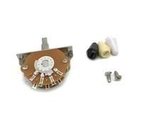 Selettore Pickup Per Chitarra A 5 Vie Corto Dritto Con Interruttore A Levetta Con Manopole A Punta Nera/bianca/gialla Per Chitarre Elettriche parti di chitarra