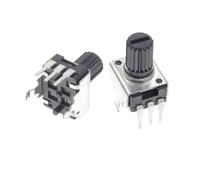 Selettore rotativo 10 pezzi RV09 Potenziometro verticale orizzontale tipo 15/20 mm 10K 50K 100K 5K 1K 2K WH09 Resistore regolabile 0932(Vertical 15MM,10K Ohm)