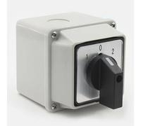 Selettore rotativo a camma universale LW26-63A 220V - 8 terminali 3 posizioni 1-0-2 interruttore inverter con interruttore principale TopHomer