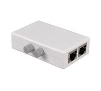 Selettore Splitter RJ45 di Rete A 2 Porte Liberamente Tra Rete Intranet Ed6273