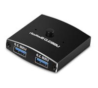 Selettore Switch USB 3.0, Switcher Bidirezionale Da 5 Gbps, Condivisione Dispositivi USB Tra Computer (2-in-1-out), Selettore/Splitter Mouse Tastiera, Per La Condivisione Di Stampanti