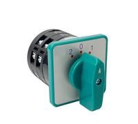 Selettore universale a camma rotante a 3 posizioni LW6-2/B184, verde, AC380V DC220V 5A, contatti argentati a due poli, 1 pezzo