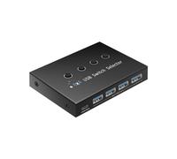 Selettore USB 3.0 Switch KM per 4 computer, laptop, PC, host