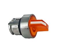 Selettore ZB4BK1553 Testa interruttore 3 posizioni +/-45° ritorno a molla arancione Ø22 per controllo industriale