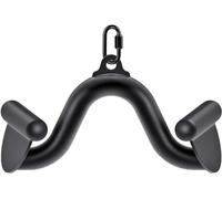 SELEWARE Barra per trazioni LAT da 30,5 cm, in Lega di Acciaio Resistente, Impugnatura ergonomica, Versatile Attacco per Macchina per Il Fitness in Interni ed Esterni