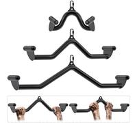 SELEWARE Barre per trazioni LAT multifunzione con struttura tubolare in acciaio resistente, accessori per allenamento a casa e palestra, barra per tricipiti, barra a pressione per cavi per allenamento