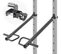 SELEWARE Braccia a leva regolabili resistenti - Capacità 272,2 kg, in lega di acciaio, adatto per power rack da 7,6 x 7,6 cm con fori da 5/8" o 2,5 cm, allenamento di forza in palestra a casa