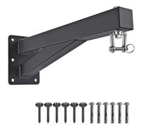 SELEWARE Gancio da Parete per Sacco da Boxe, Lungo 43 cm, Resistente, con Staffa Girevole a 360°, per casa, Palestra, Boxe, Muay Thai e MMA