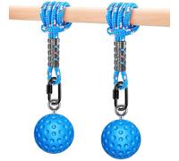 SELEWARE Impugnature per allenamento a palla, resistenti, antiscivolo, per esercizi di forza per bouldering, trazioni, kettlebell, fitness, allenamento, arrampicata, blu (confezione da 2)