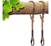 SELEWARE Kit da appendere con cinghie per sedia per altalena, lunghezza regolabile in corda di nylon fino a 453,6 kg,perfetto per parco giochi,altalena per bambini,cinghie da appendere all'esterno