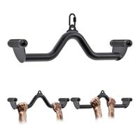 SELEWARE LAT Barra per trazioni per macchina via cavo, Heavy Duty LAT Pulldown Attachments T-bar V-bar Cable Attachment per Home Gym, barra ergonomica per tricipiti posteriore con impugnatura multipla