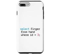 SELEZIONA Dito DALLA Mano DOVE id = 3, Funny Programmer SQL Custodia per iPhone 7 Plus/8 Plus