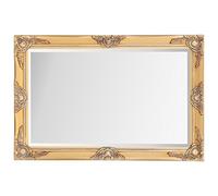 Seleziona gli specchi grandi Specchio Overmantle da parete Haywood - Vintage francese, stile barocco rococò - Oro antico - 60 cm x 90 cm