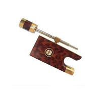 Selezionato Arco per violino in legno di serpente Rana Fiddle Frog con vite per inserto Paris Eye con raccordo dorato per dimensioni 4/4