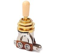 Selezionatore per chitarra elettrica 3 posizioni pickup interruttore a levetta con tappo a bottone a 3 vie interruttore a levetta per chitarra elettrica