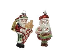 Selezione Cartoleria Varzi Dal 1956 Addobbo Albero Di Natale Babbo Natale In Vetro